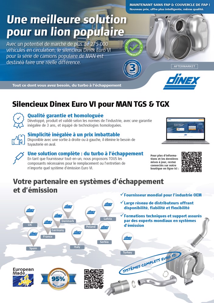 Euro VI Silencer für MAN TGS/TGX