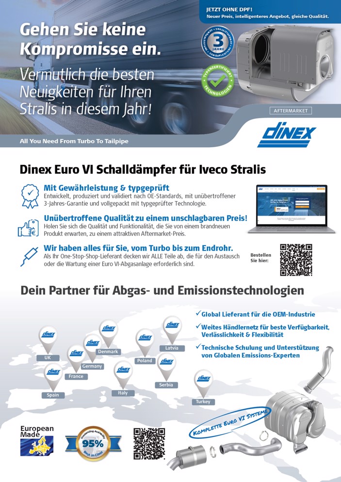 Euro VI Silencer für Iveco Stralis